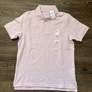NWT- GAP kids light pink polo shirt